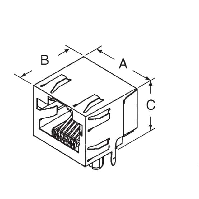 438600013 Molex  Modular Connector Jacks